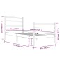 vidaXL Massivholzbett Kiefer 90x190 cm vidaXL Massivholzbett Kiefer 90x190 cm