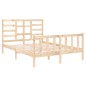 vidaXL Massivholzbett 135x190 cm vidaXL Massivholzbett 135x190 cm