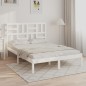 vidaXL Massivholzbett Weiß 120x190 cm vidaXL Massivholzbett Weiß 120x190 cm