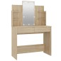 vidaXL Schminktisch-Set mit LED Sonoma-Eiche Holzwerkstoff vidaXL Schminktisch-Set mit LED Sonoma-Eiche Holzwerkstoff