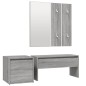 vidaXL Flurmöbel-Set Grau Sonoma Holzwerkstoff vidaXL Flurmöbel-Set Grau Sonoma Holzwerkstoff