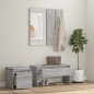 vidaXL Flurmöbel-Set Grau Sonoma Holzwerkstoff vidaXL Flurmöbel-Set Grau Sonoma Holzwerkstoff