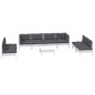 vidaXL 9-tlg. Garten-Lounge-Set mit Kissen Kiefer Massivholz vidaXL 9-tlg. Garten-Lounge-Set mit Kissen Kiefer Massivholz