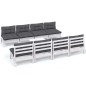 vidaXL 9-tlg. Garten-Lounge-Set mit Kissen Kiefer Massivholz vidaXL 9-tlg. Garten-Lounge-Set mit Kissen Kiefer Massivholz