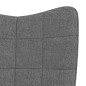 vidaXL Schaukelstuhl Dunkelgrau Stoff vidaXL Schaukelstuhl Dunkelgrau Stoff