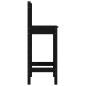 vidaXL 5-tlg. Bar-Set Schwarz Massivholz Kiefer vidaXL 5-tlg. Bar-Set Schwarz Massivholz Kiefer