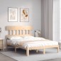 vidaXL Massivholzbett mit Kopfteil 140x200 cm vidaXL Massivholzbett mit Kopfteil 140x200 cm