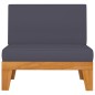 vidaXL 6-tlg. Garten-Lounge-Set mit Kissen Akazie Massivholz vidaXL 6-tlg. Garten-Lounge-Set mit Kissen Akazie Massivholz