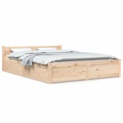 vidaXL Bett mit Schubladen 160x200 cm