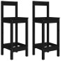 vidaXL 3-tlg. Bar-Set Schwarz Massivholz Kiefer vidaXL 3-tlg. Bar-Set Schwarz Massivholz Kiefer