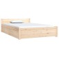 vidaXL Bett mit Schubladen 120x190 cm vidaXL Bett mit Schubladen 120x190 cm