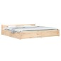 vidaXL Bett mit Schubladen 200x200 cm vidaXL Bett mit Schubladen 200x200 cm