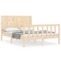 vidaXL Massivholzbett mit Kopfteil 140x190 cm vidaXL Massivholzbett mit Kopfteil 140x190 cm