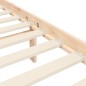 vidaXL Massivholzbett mit Kopfteil 140x190 cm vidaXL Massivholzbett mit Kopfteil 140x190 cm