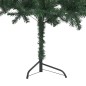 vidaXL Künstlicher Eck-Weihnachtsbaum mit Beleuchtung Grün 150 cm PVC vidaXL Künstlicher Eck-Weihnachtsbaum mit Beleuchtung Grün 150 cm PVC