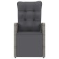 vidaXL 11-tlg. Garten-Essgruppe mit Auflagen Poly Rattan Grau vidaXL 11-tlg. Garten-Essgruppe mit Auflagen Poly Rattan Grau