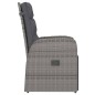 vidaXL 11-tlg. Garten-Essgruppe mit Auflagen Poly Rattan Grau vidaXL 11-tlg. Garten-Essgruppe mit Auflagen Poly Rattan Grau