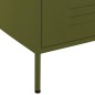 vidaXL Kommode Olivgrün 80x35x101,5 cm Stahl vidaXL Kommode Olivgrün 80x35x101,5 cm Stahl