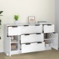 vidaXL 3-tlg. Sideboard-Set Hochglanz-Weiß Holzwerkstoff vidaXL 3-tlg. Sideboard-Set Hochglanz-Weiß Holzwerkstoff
