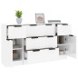 vidaXL 3-tlg. Sideboard-Set Hochglanz-Weiß Holzwerkstoff vidaXL 3-tlg. Sideboard-Set Hochglanz-Weiß Holzwerkstoff