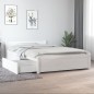 vidaXL Bett mit Schubladen Weiß 120x190 cm vidaXL Bett mit Schubladen Weiß 120x190 cm