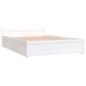 vidaXL Bett mit Schubladen Weiß 120x190 cm vidaXL Bett mit Schubladen Weiß 120x190 cm