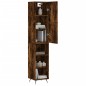 Highboard Räuchereiche 34,5x34x180 cm Holzwerkstoff Highboard Räuchereiche 34,5x34x180 cm Holzwerkstoff