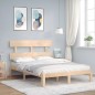 vidaXL Massivholzbett ohne Matratze 140x200 cm Kiefernholz vidaXL Massivholzbett ohne Matratze 140x200 cm Kiefernholz