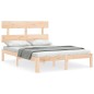 vidaXL Massivholzbett ohne Matratze 140x200 cm Kiefernholz vidaXL Massivholzbett ohne Matratze 140x200 cm Kiefernholz