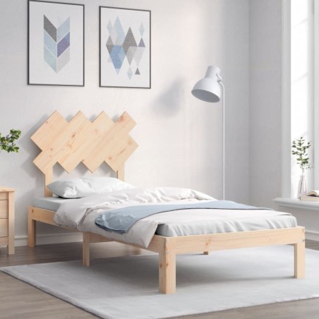 vidaXL Massivholzbett ohne Matratze 90x200 Kiefernholz
