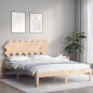 vidaXL Massivholzbett ohne Matratze 140x200 cm Kiefernholz vidaXL Massivholzbett ohne Matratze 140x200 cm Kiefernholz