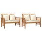 5-tlg. Garten-Lounge-Set mit Kissen Massivholz Akazie 5-tlg. Garten-Lounge-Set mit Kissen Massivholz Akazie