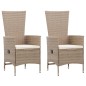 vidaXL 5-tlg. Garten-Essgruppe Beige vidaXL 5-tlg. Garten-Essgruppe Beige