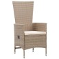 vidaXL 5-tlg. Garten-Essgruppe Beige vidaXL 5-tlg. Garten-Essgruppe Beige