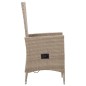 vidaXL 5-tlg. Garten-Essgruppe Beige vidaXL 5-tlg. Garten-Essgruppe Beige