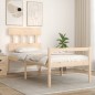 vidaXL Seniorenbett mit Kopfteil 90x200 cm Massivholz vidaXL Seniorenbett mit Kopfteil 90x200 cm Massivholz