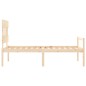 vidaXL Seniorenbett mit Kopfteil 90x200 cm Massivholz vidaXL Seniorenbett mit Kopfteil 90x200 cm Massivholz
