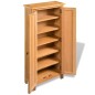 vidaXL Schrank 50x22x122 cm Massivholz Eiche vidaXL Schrank 50x22x122 cm Massivholz Eiche
