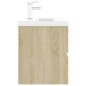 vidaXL Waschbeckenunterschrank Einbaubecken Sonoma-Eiche Holzwerkstoff vidaXL Waschbeckenunterschrank Einbaubecken Sonoma-Eiche Holzwerkstoff