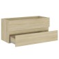 vidaXL Waschbeckenunterschrank Einbaubecken Sonoma-Eiche Holzwerkstoff vidaXL Waschbeckenunterschrank Einbaubecken Sonoma-Eiche Holzwerkstoff