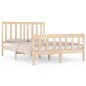 vidaXL Massivholzbett Kiefer 135x190 cm vidaXL Massivholzbett Kiefer 135x190 cm