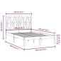 vidaXL Massivholzbett Kiefer 140x190 cm vidaXL Massivholzbett Kiefer 140x190 cm