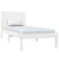 vidaXL Massivholzbett Weiß 75x190 cm vidaXL Massivholzbett Weiß 75x190 cm