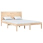vidaXL Massivholzbett 135x190 cm vidaXL Massivholzbett 135x190 cm