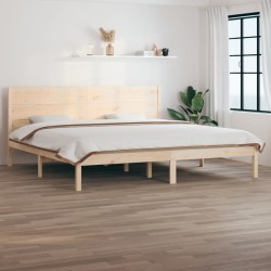 vidaXL Massivholzbett 180x200 cm