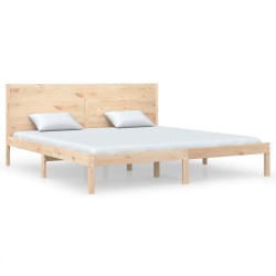 vidaXL Massivholzbett 180x200 cm