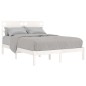 vidaXL Massivholzbett Weiß 120x190 cm vidaXL Massivholzbett Weiß 120x190 cm