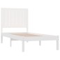 vidaXL Massivholzbett Weiß 75x190 cm vidaXL Massivholzbett Weiß 75x190 cm