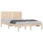 vidaXL Massivholzbett 150x200 cm vidaXL Massivholzbett 150x200 cm