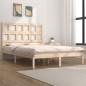 vidaXL Massivholzbett Kiefer 135x190 cm vidaXL Massivholzbett Kiefer 135x190 cm